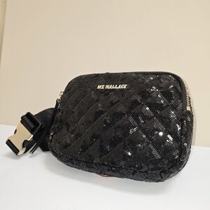 MZ Wallace Black Sequin Bag